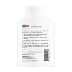 SEBAMED Feminine Intimate Wash foam texture ready for mild cleansing