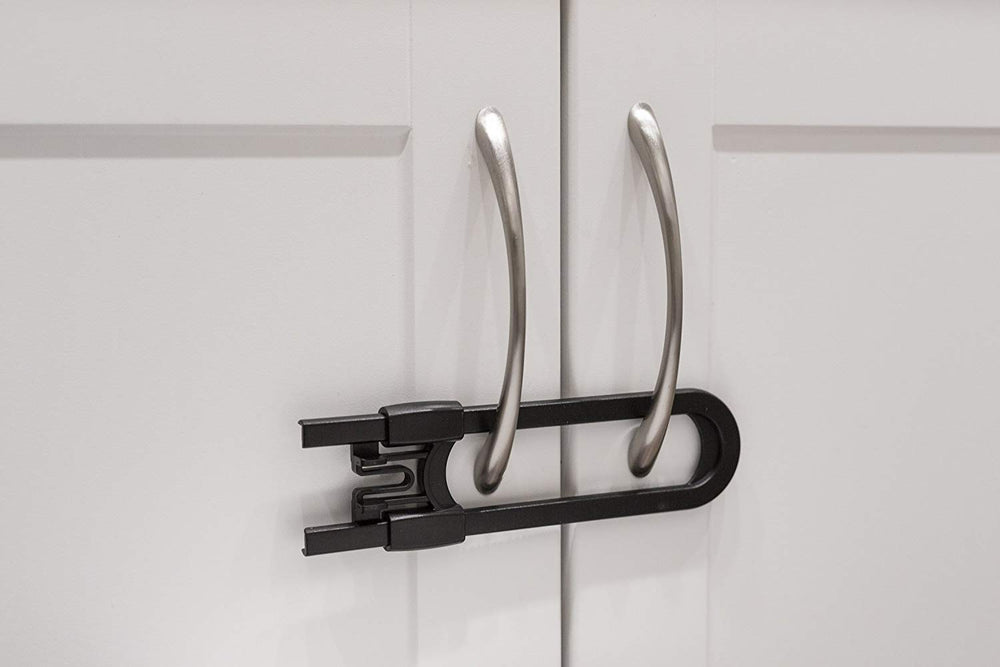 Secure Home by Jessa Leona sliding cabinet locks protect cabinets from curious toddlers