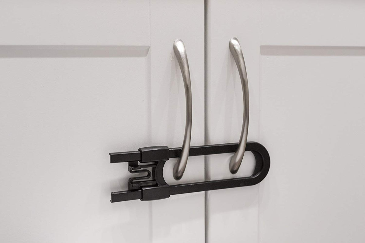 Secure Home by Jessa Leona sliding cabinet locks protect cabinets from curious toddlers