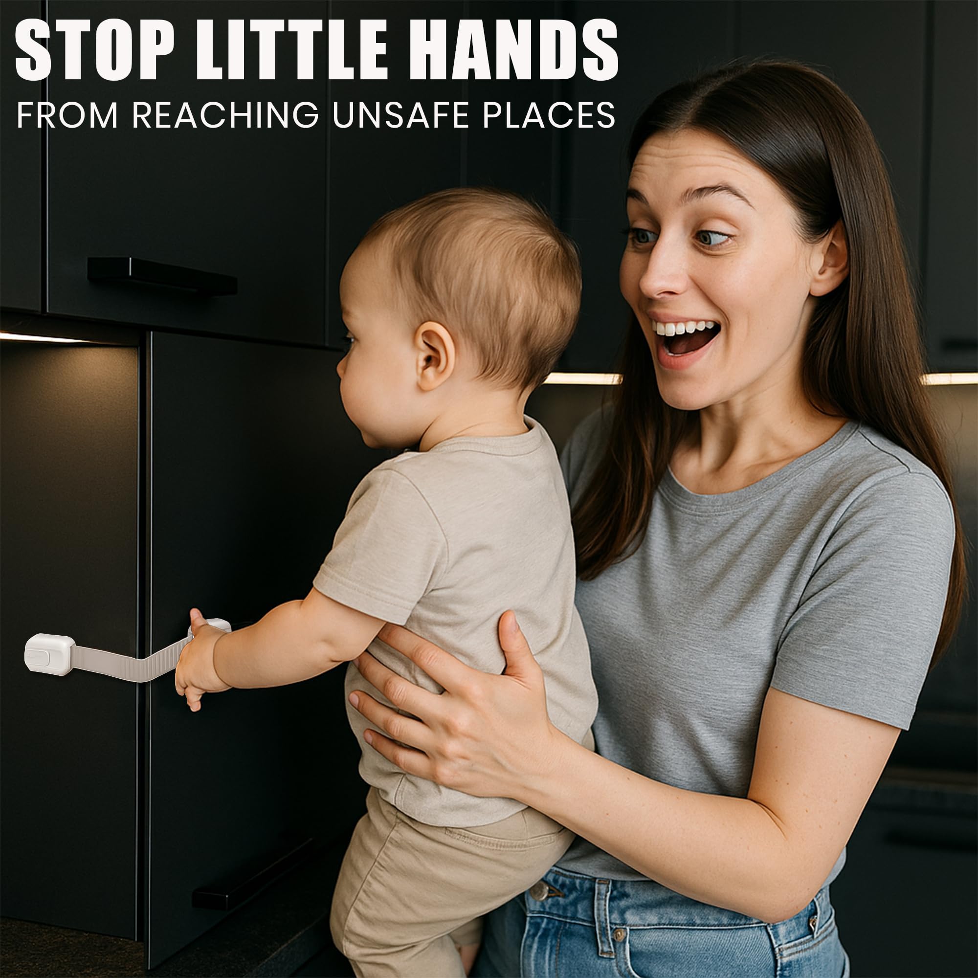 SECUIX versatile locks protect ovens, toilets, and trash cans.