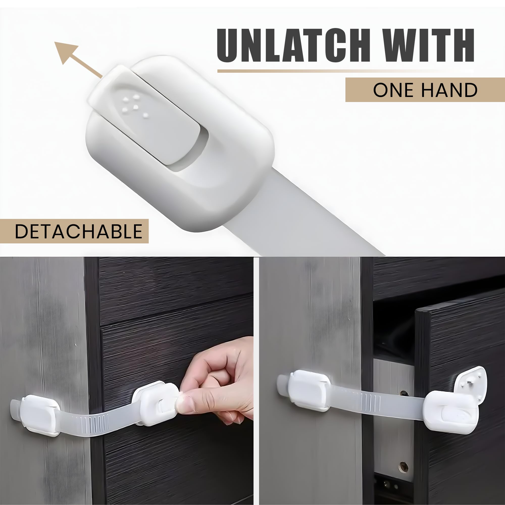 SECUIX ABS plastic locks are durable and safe for daily use.