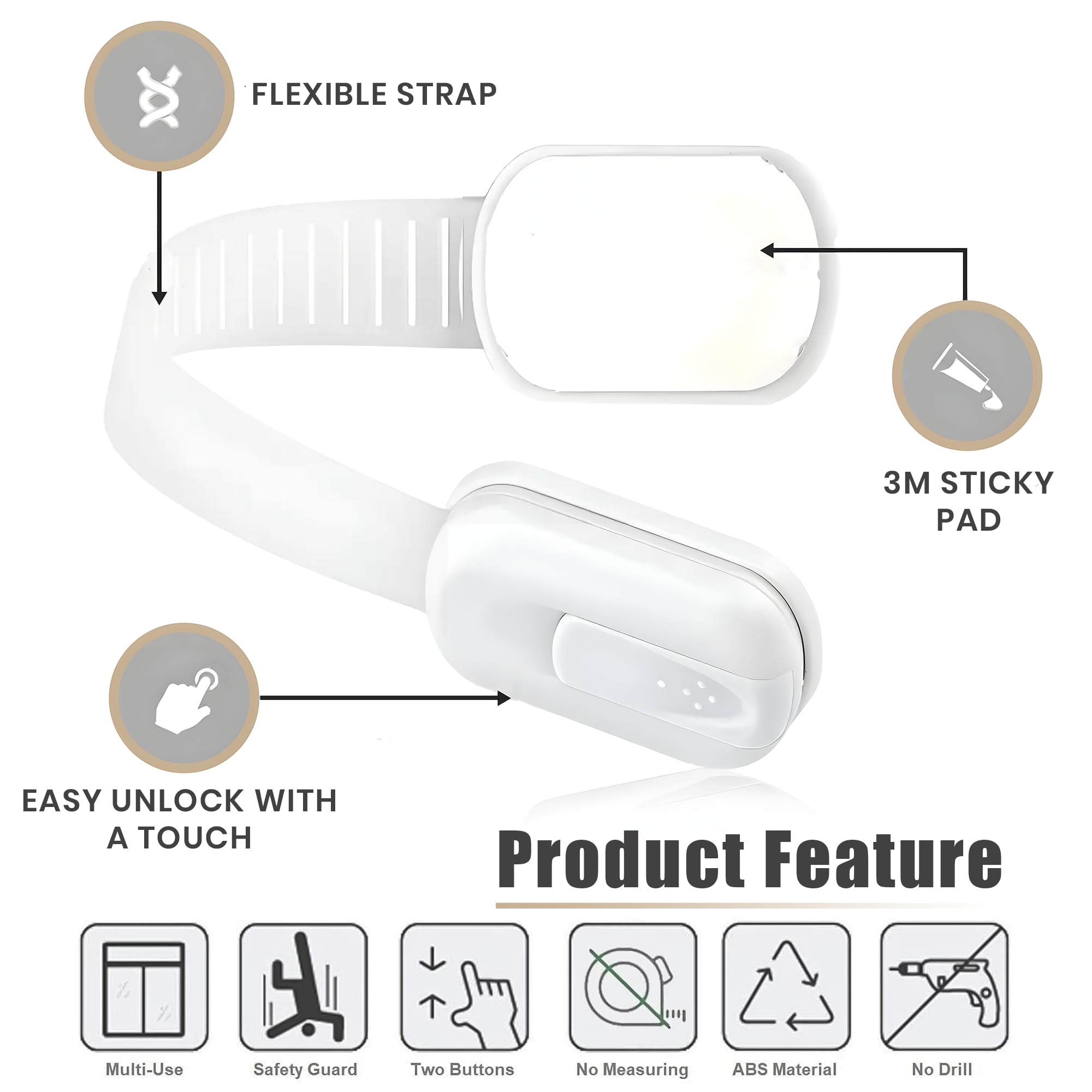 SECUIX fridge and appliance locks keep kids and pets away from hazards.