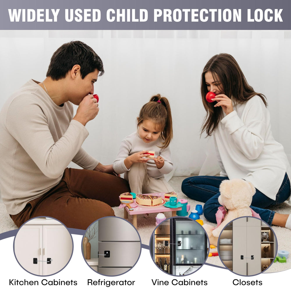 SECUIX pack of fridge locks offers multi-use safety in one kit