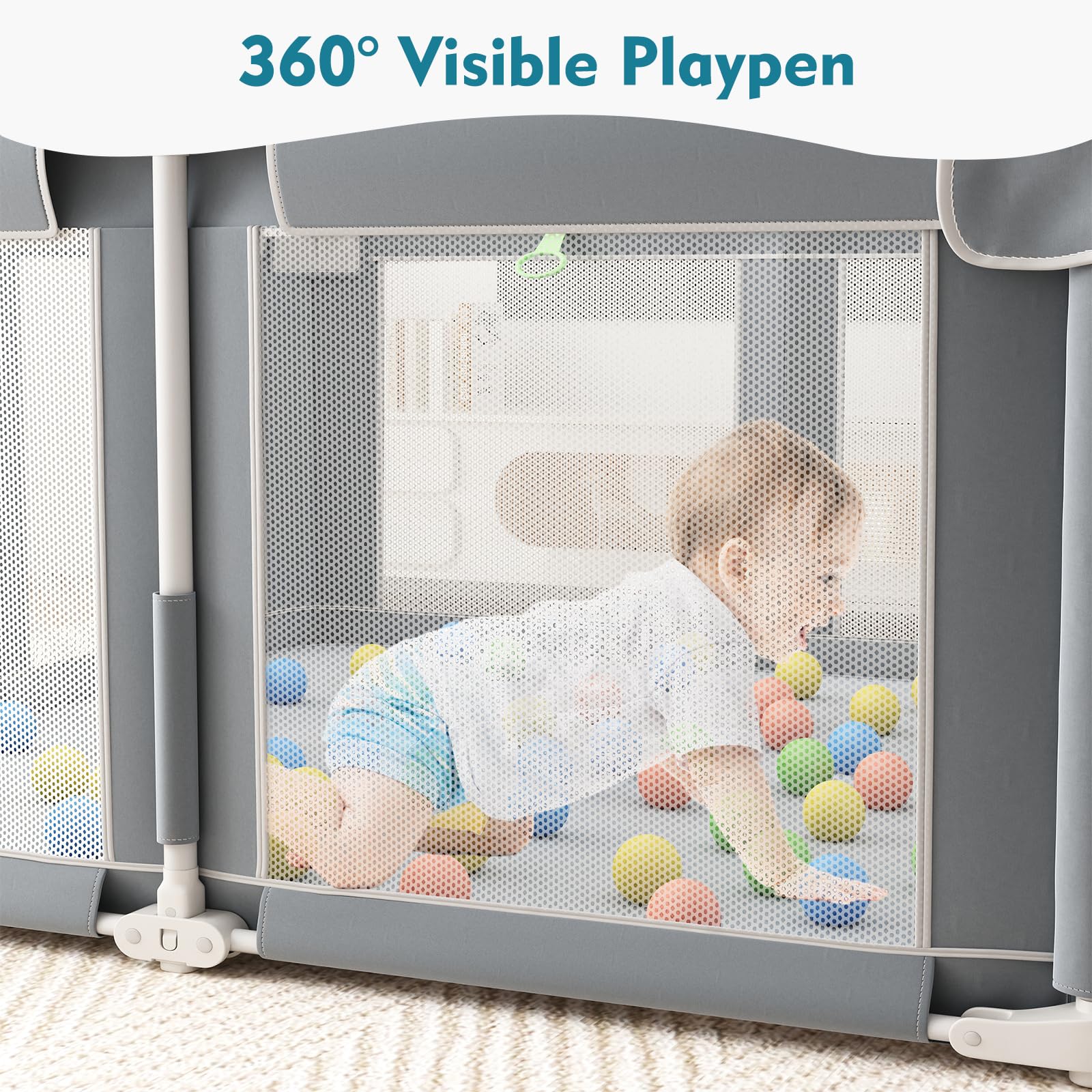Seeday interior mat is waterproof, soft, and machine washable for hygiene.