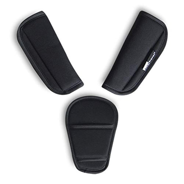 SeedFuture strap covers for baby pushchair providing gentle friction protection.