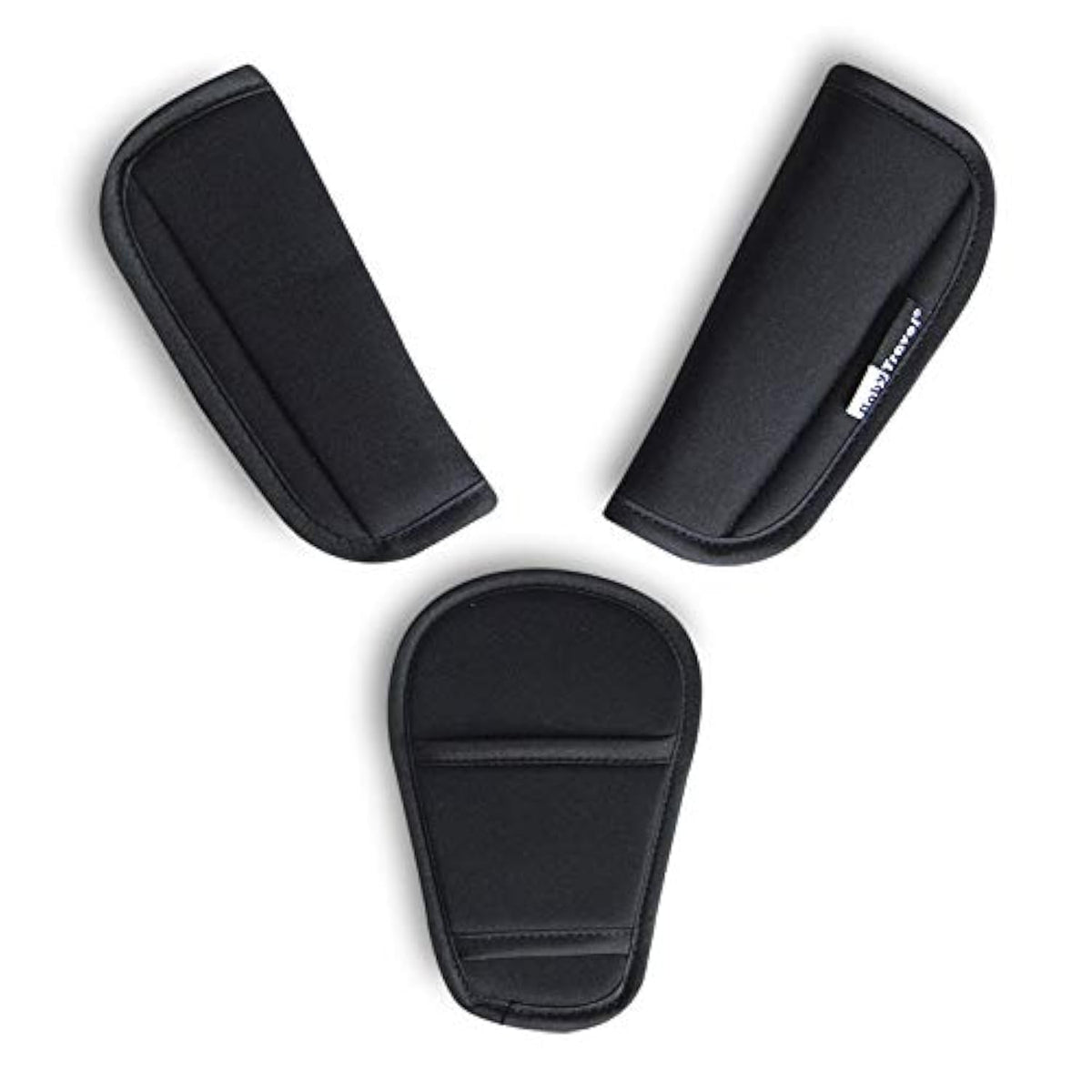 SeedFuture strap covers for baby pushchair providing gentle friction protection.