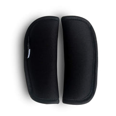 SeedFuture Soft strap cushion pads installed on a pram shoulder strap for comfort.
