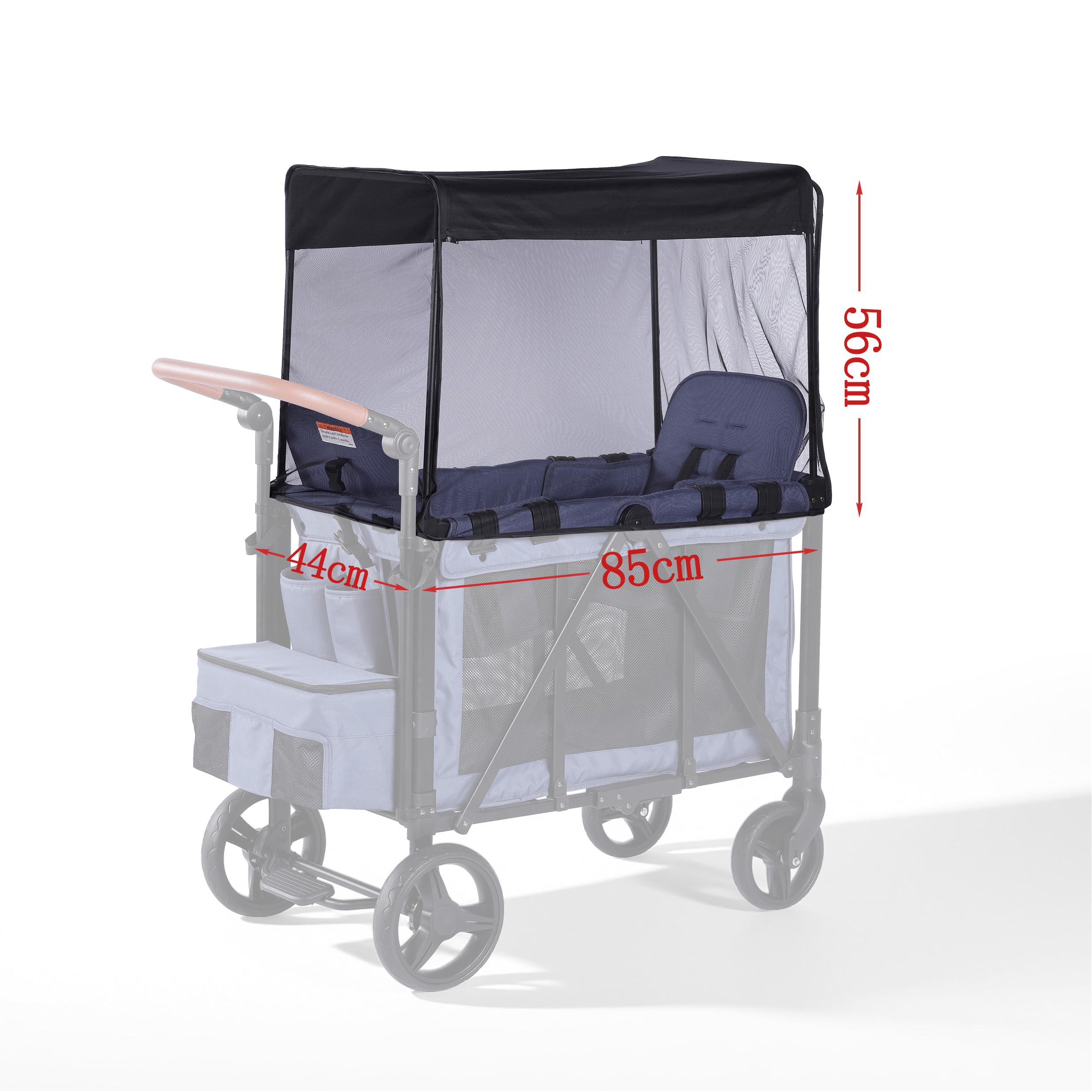 SeedFuture breathable mesh net cover enhances airflow for baby comfort