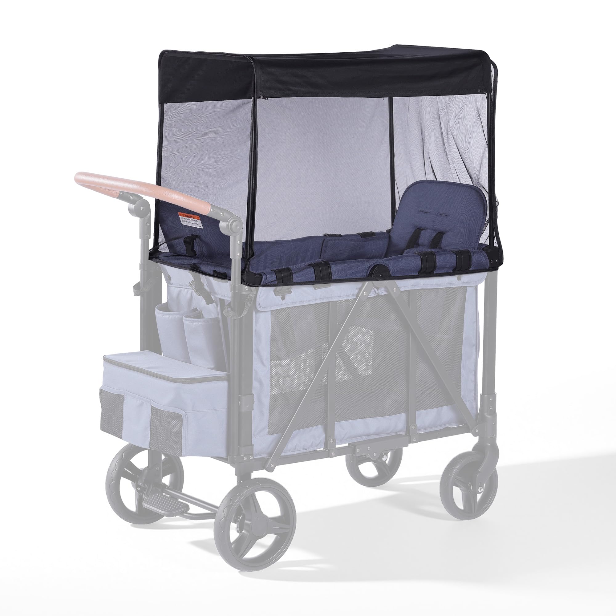 SeedFuture mosquito net cover for W2 stroller with WonderFold keeps bugs out