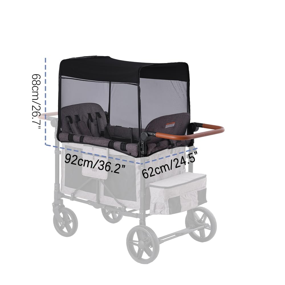 SeedFuture mosquito net cover for W4 side view with breathable protection