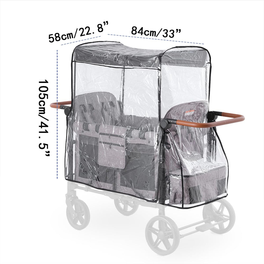 SeedFuture Raincover W4 transparent keeps view clear for caregivers