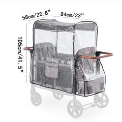 SeedFuture Raincover W4 transparent keeps view clear for caregivers