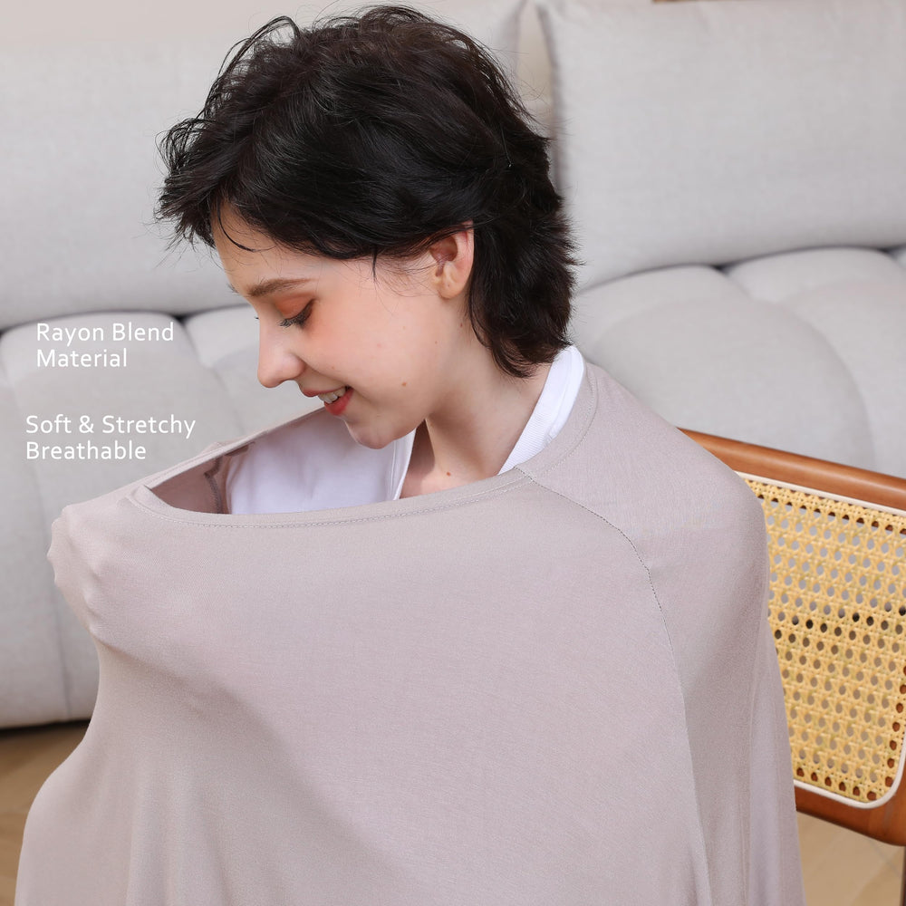 Seejoy car seat cover shields baby during outings and travels.