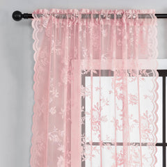 Top rod pocket detail on SEEKRIGHT curtains for easy installation