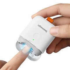 Seemagic electric nail clipper in compact size for easy on the go grooming