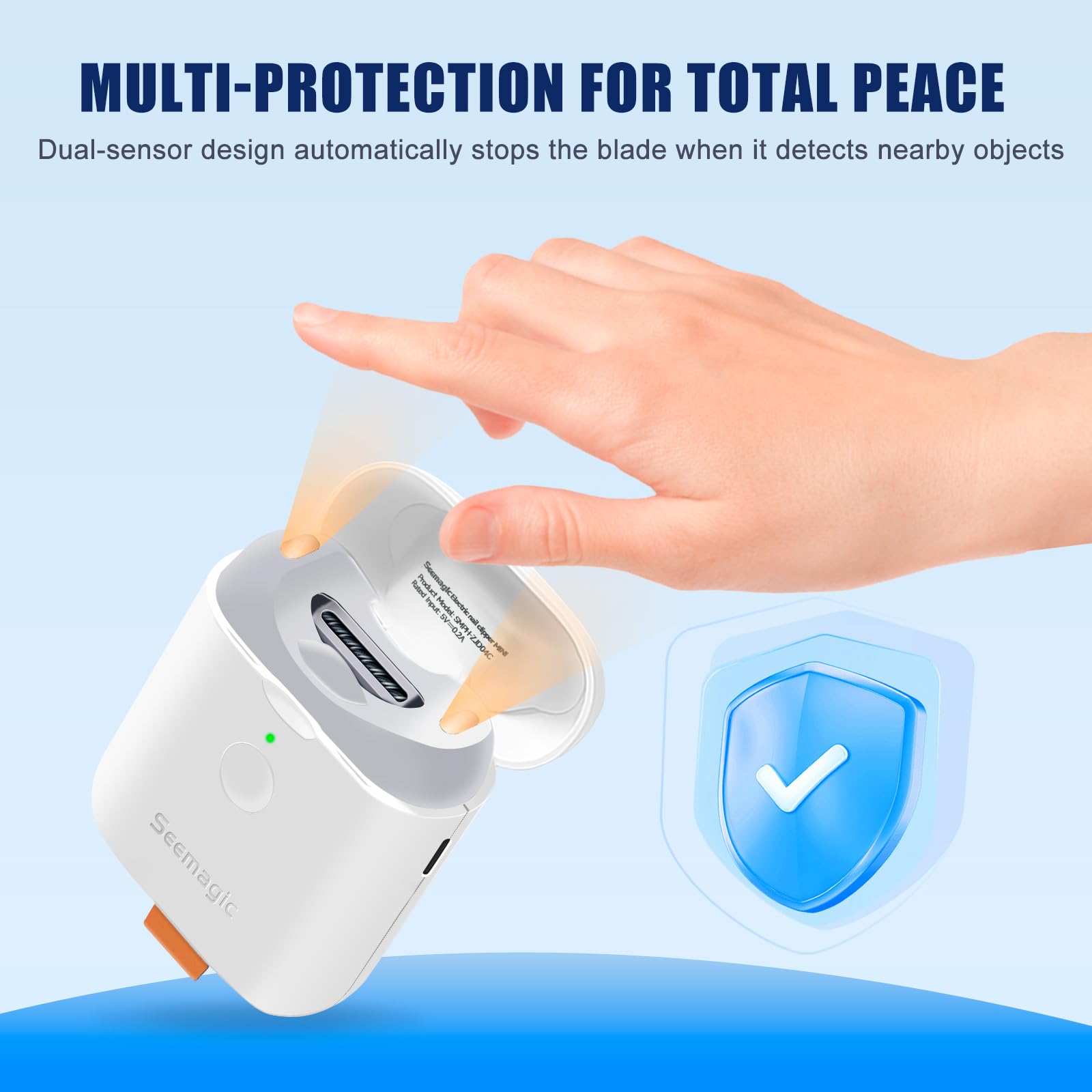 Seemagic nail clipper storage box keeps clippings contained and tidy