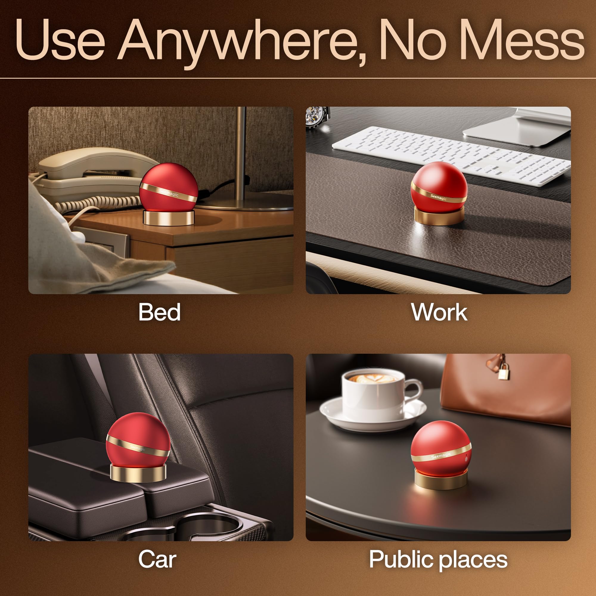 Seemagic nail chips bin stores clippings for mess-free trimming