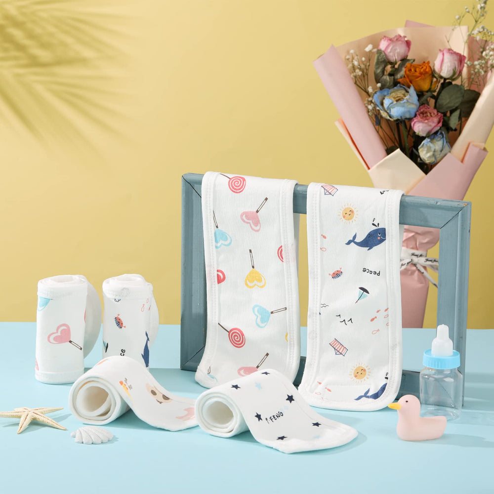 Seematn 8-piece baby belly band set for versatile daily styling.