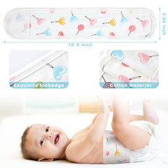 Seematn belly band with lollipop design for comfort and easy dressing.