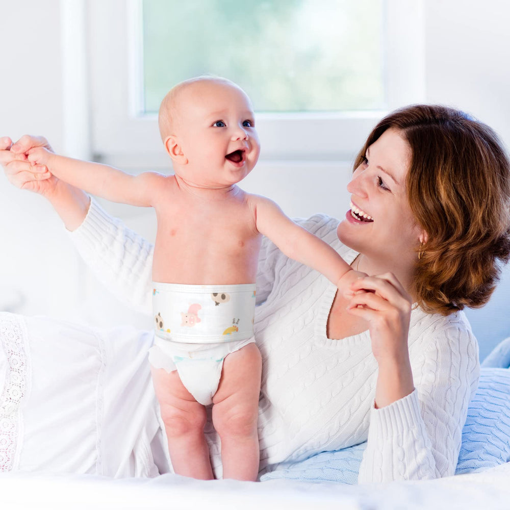 Seematn belly band with Velcro closure for quick, adjustable fit.