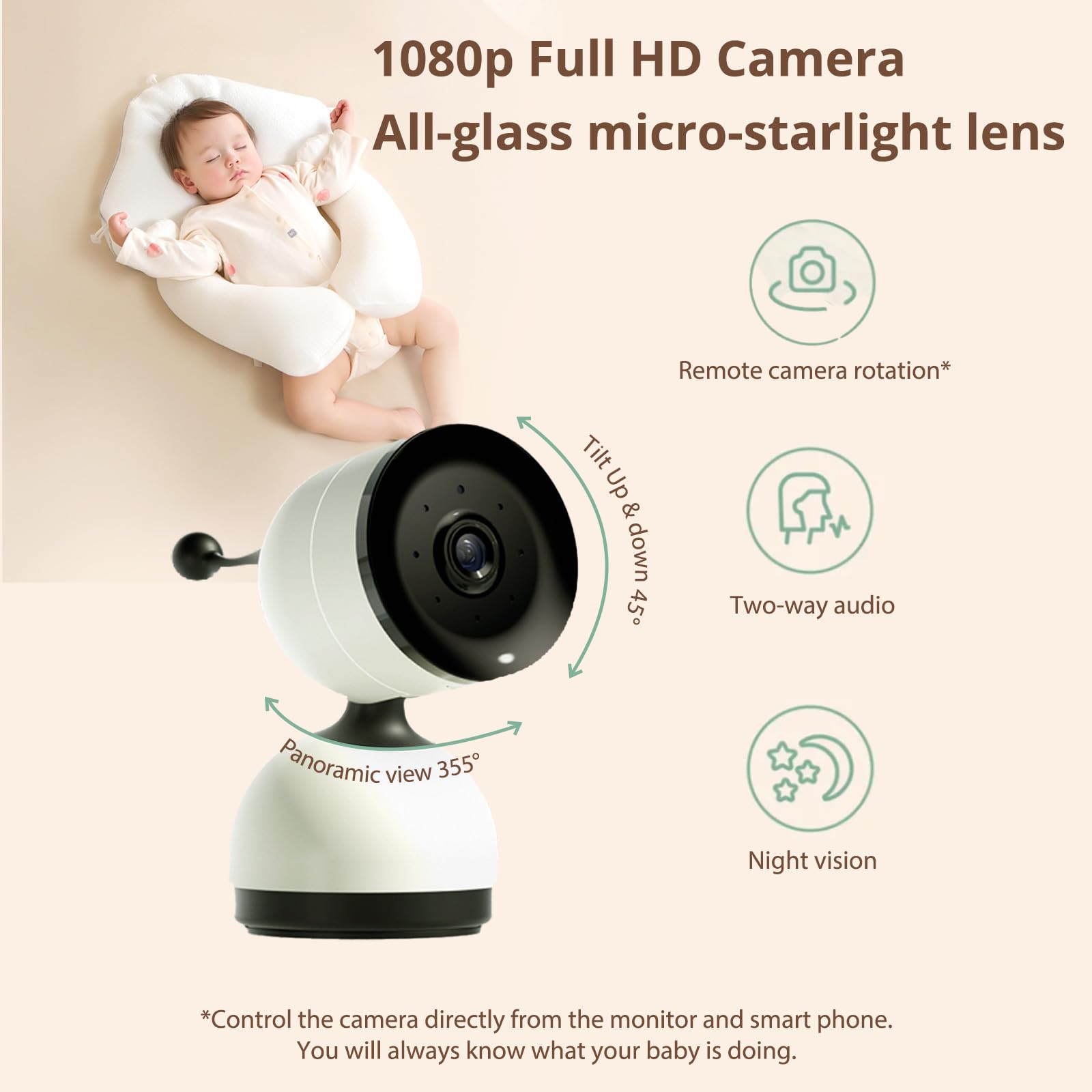 SEENZEEN night vision mode provides crisp viewing in the dark