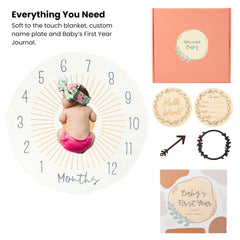 SEESAW SPROUTS first-year journal page for documenting precious moments with photos