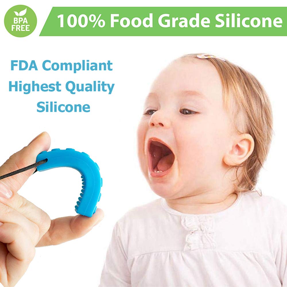 Seeway sensory chew necklaces color palette in calming tones to support focus.