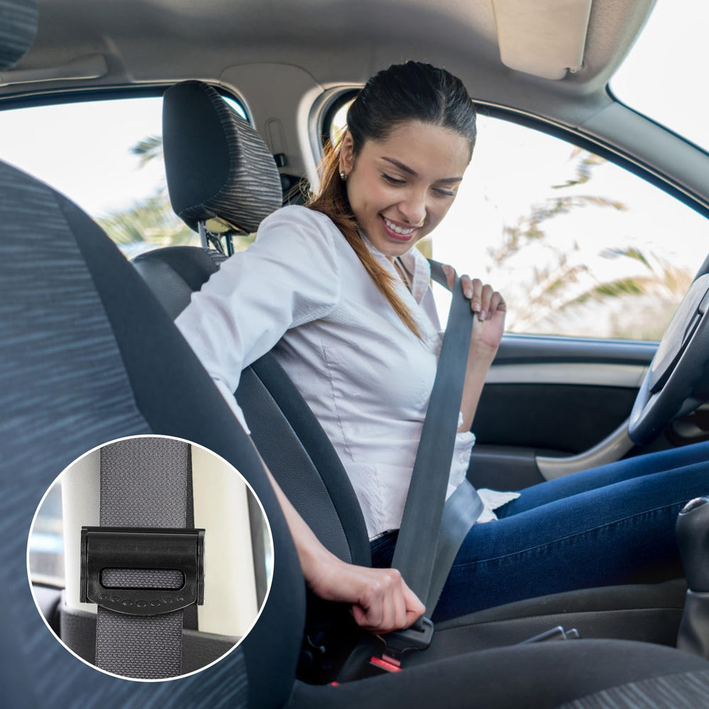 Segrehy seatbelt adjuster side installation demonstrates easy positioning