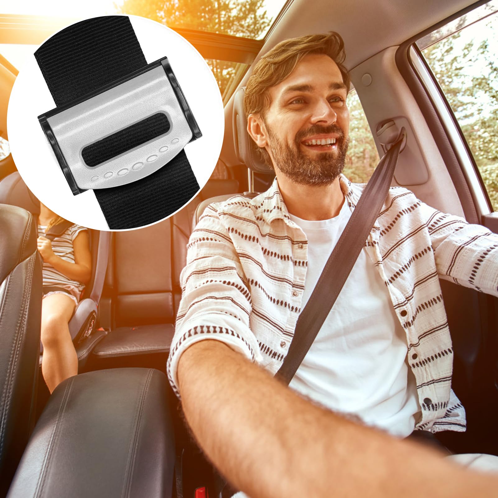 Segrehy anti-slip studs keep the belt secure during drives