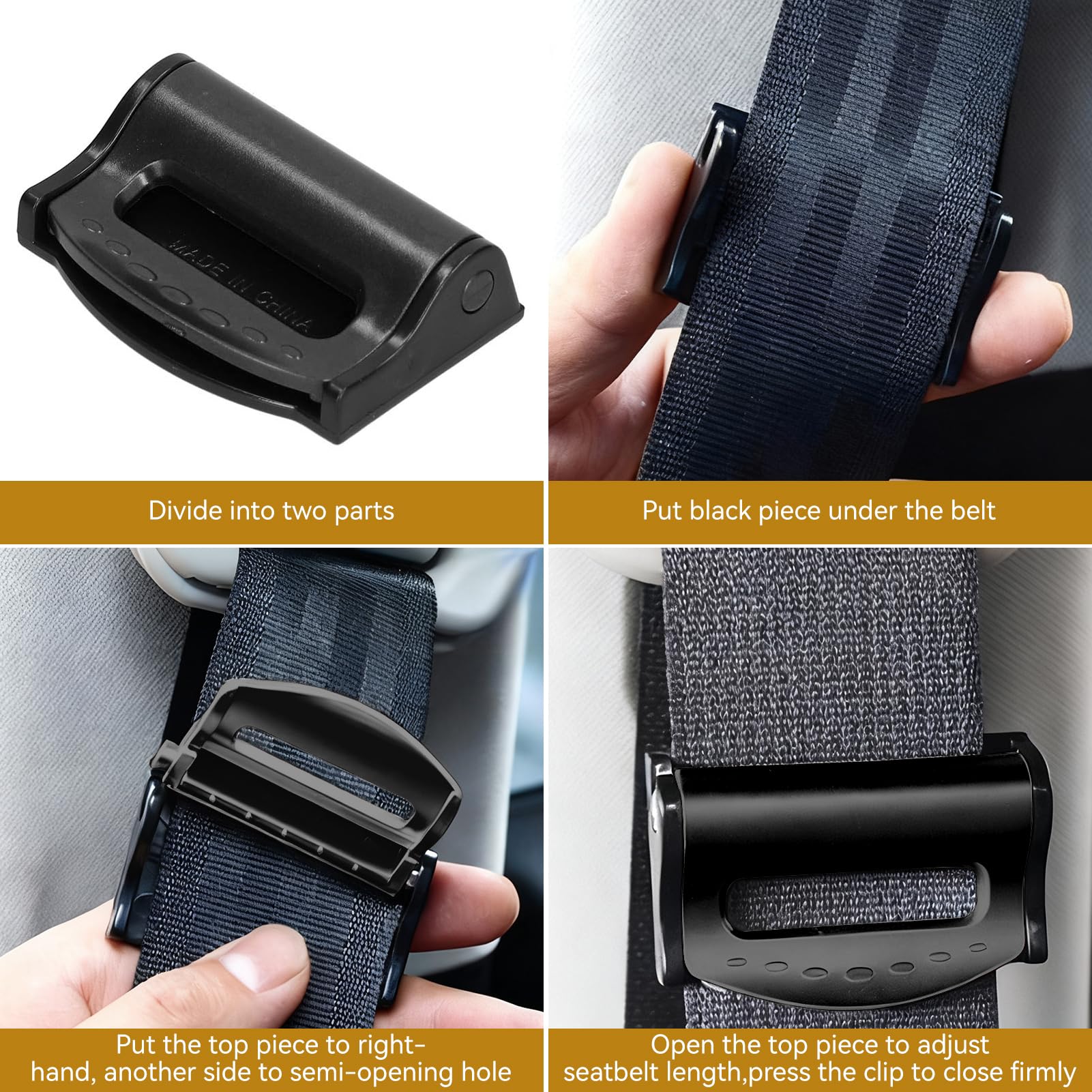 Segrehy belt positioner supports shoulder comfort on long rides