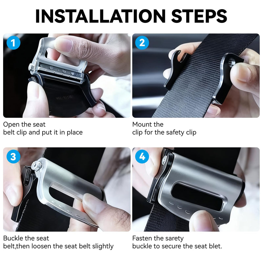 Segrehy belt clip fits standard belts up to 2.0 inches wide
