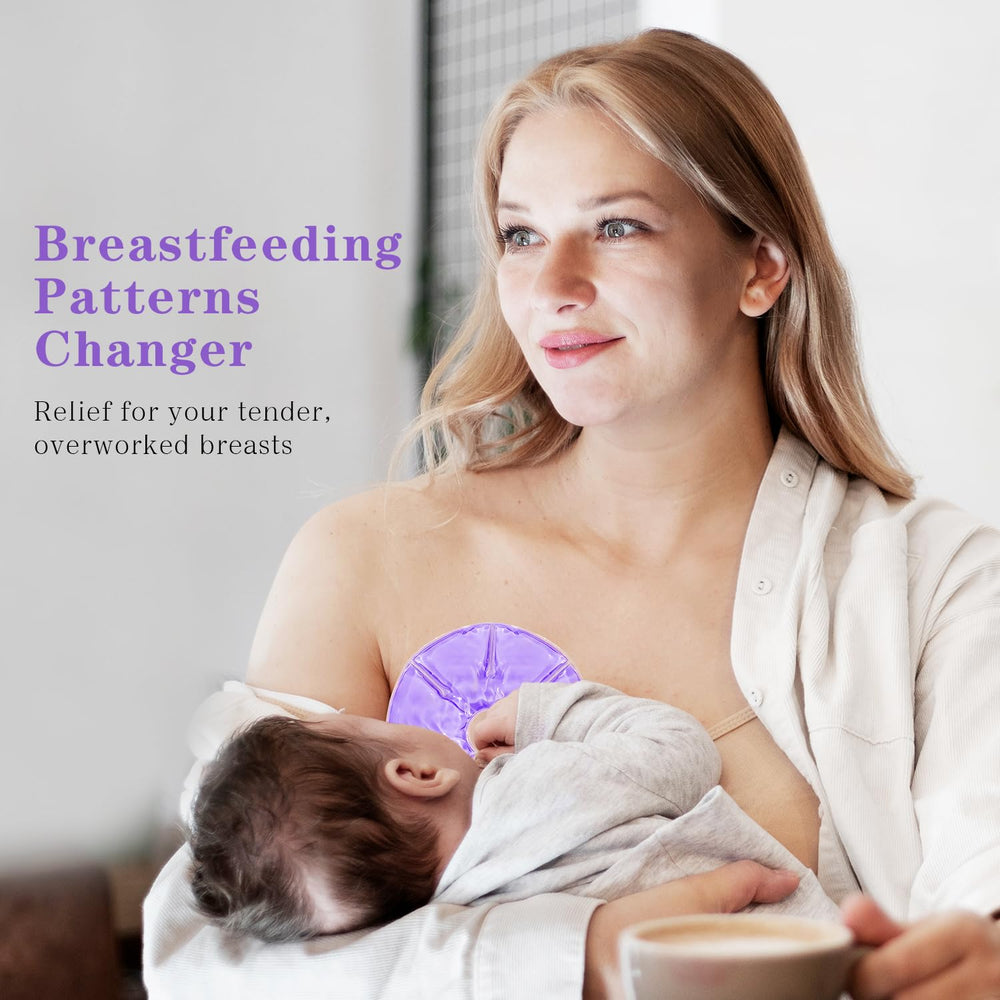 SEIWEHIDO breast therapy packs discreet fit inside a nursing bra for hands-free relief