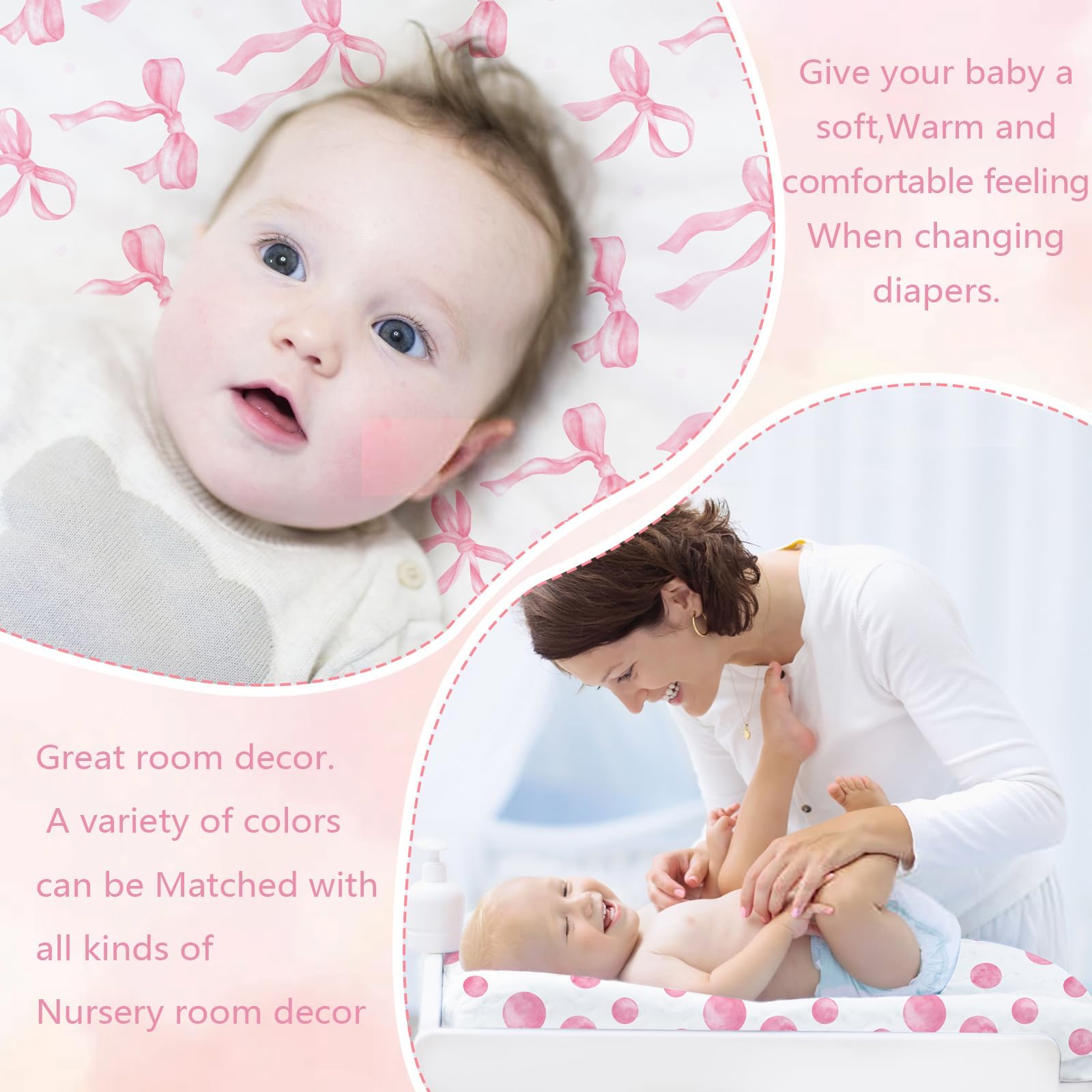 Sel Natural changing pad cover is machine washable and quick to dry.