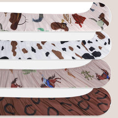 Sel Natural western crib sheets pattern 4 brings cheerful western vibes to bedtime.