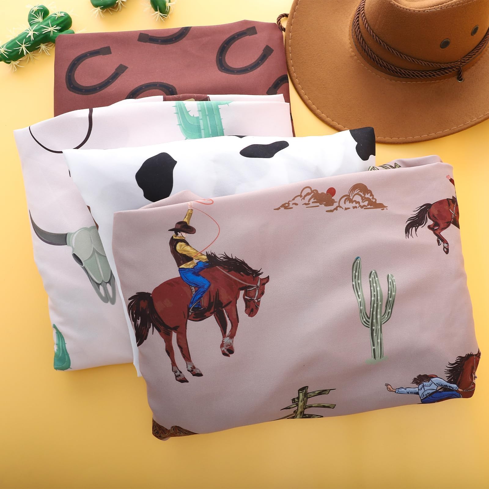 Sel Natural western crib sheets pattern 7 adds playful color and easy matching options.