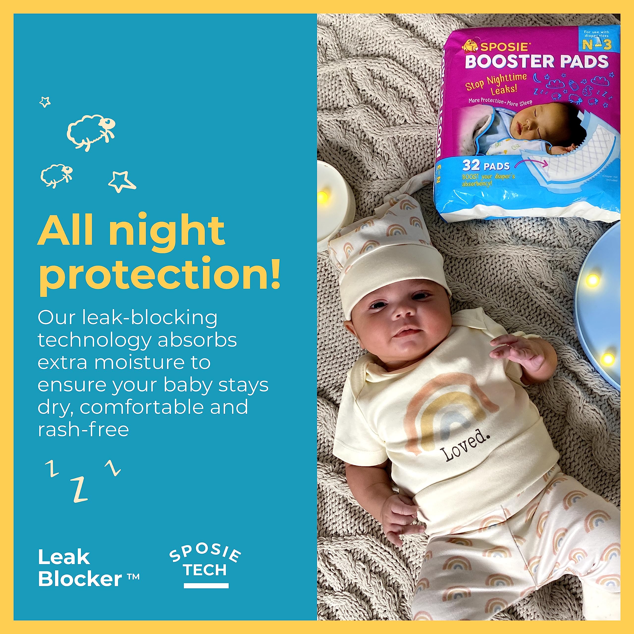 Select Kids Diaper Booster N-3 soft-material image showcasing gentle fabric for newborn comfort.