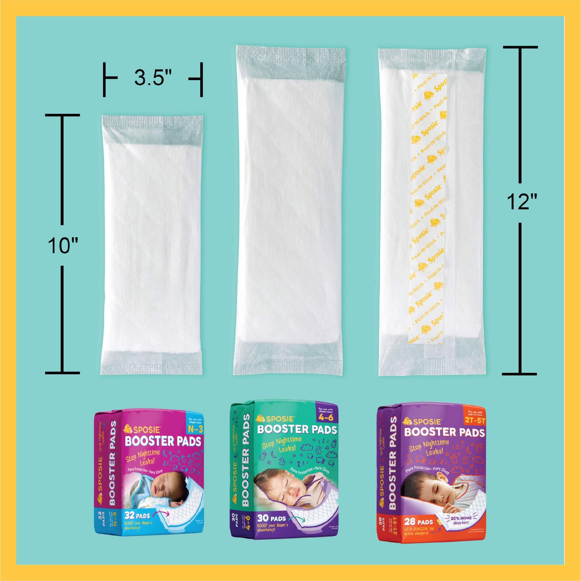 Dermatologist-tested Sposie pads highlighting hypoallergenic properties