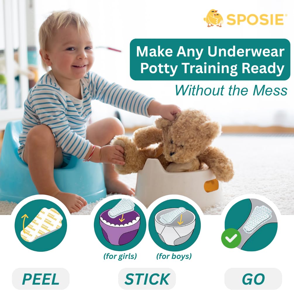 Select Kids Sposie Dribbles toddler-wearing for discreet, mess-free protection.
