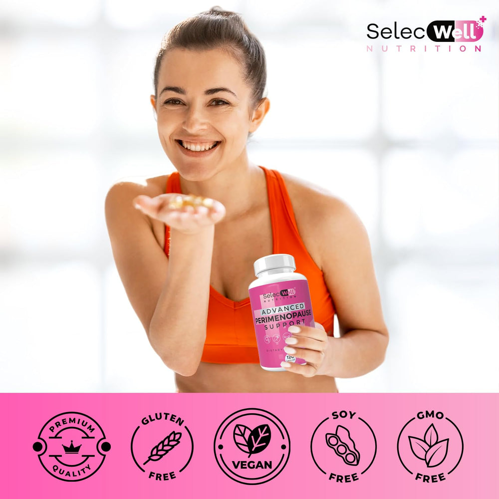 SelecWell Perimenopause in-use image demonstrates easy daily routine.