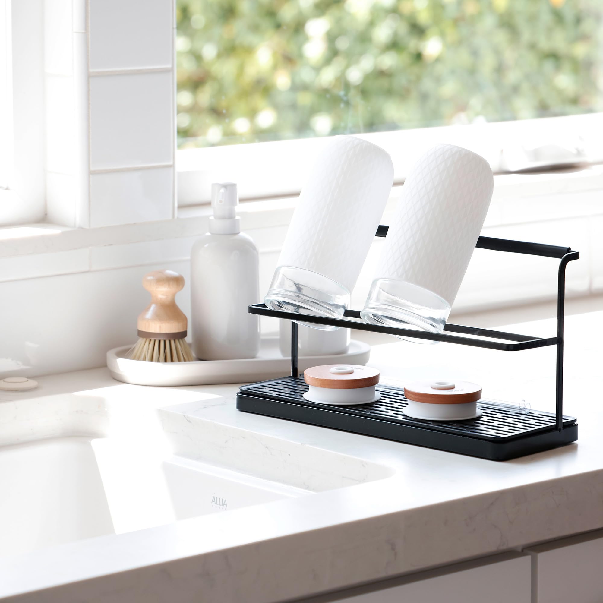 Selegna baby bottle drying rack suitable for multiple bottle types.