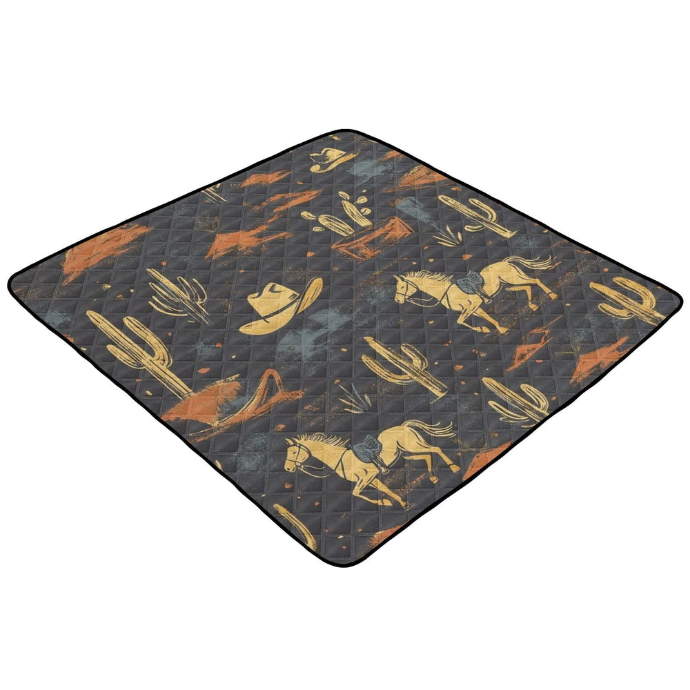 Selerdon play mat featuring cactus and horse motif for engaging floor play