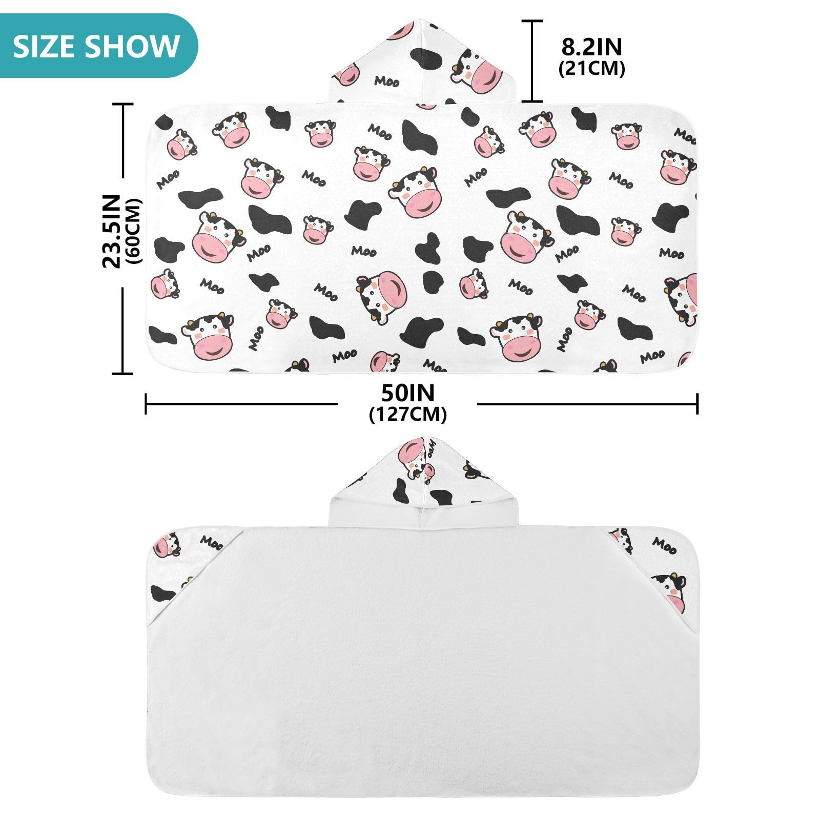 Selerdon Kids horse print towel perfect for seaside adventures and drying off fast.