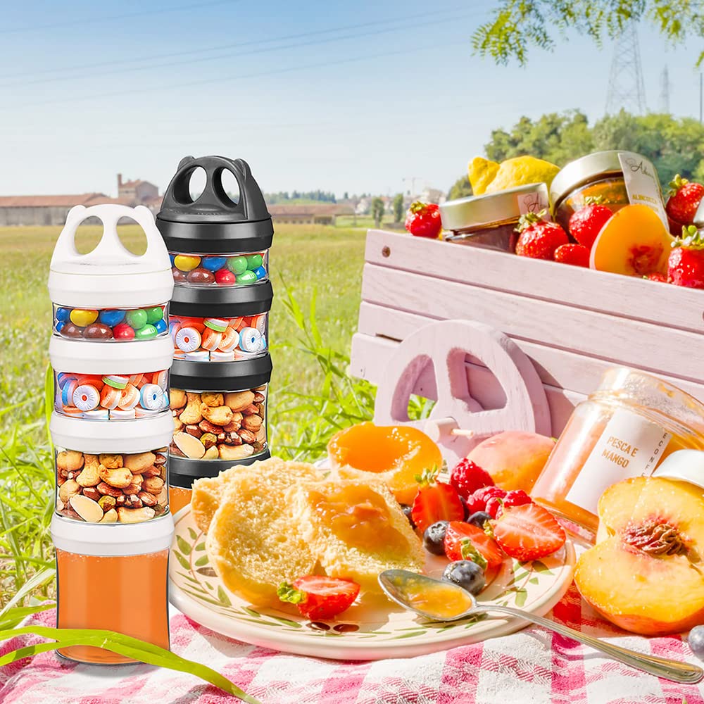 SELEWARE four-container set offers varied sizes for different foods and drinks.
