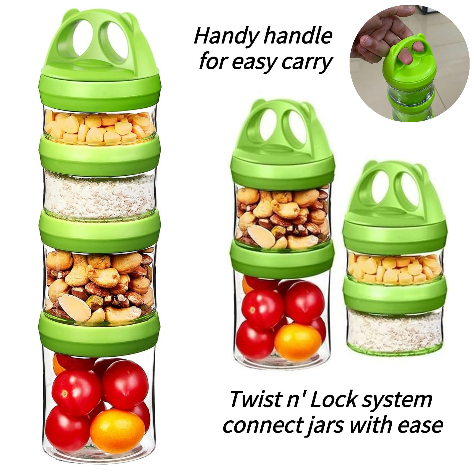 SELEWARE 5oz to 11oz jars provide versatile portion options.