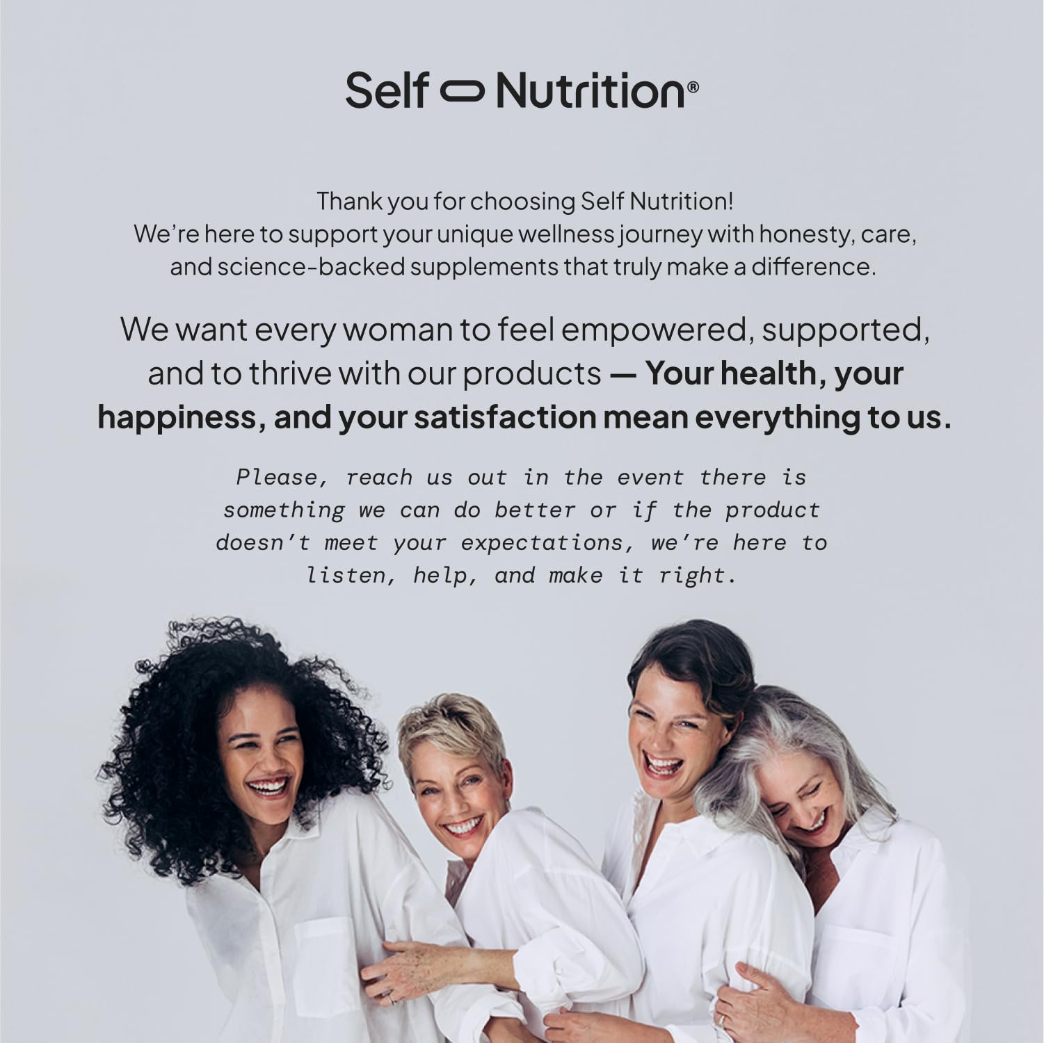 SELF NUTRITION Menopause Support CoQ10 and B vitamins in formula.