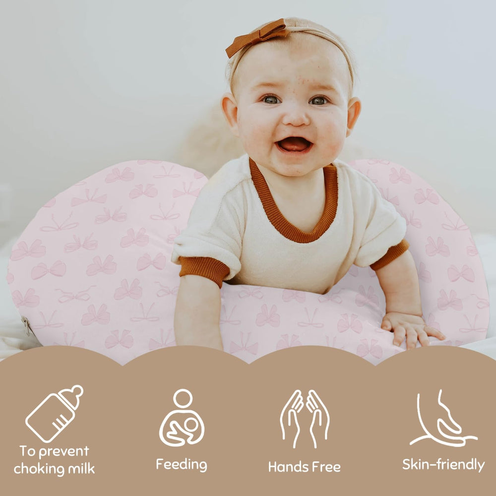 Selgkds gender-neutral bows pattern suits any nursery decor