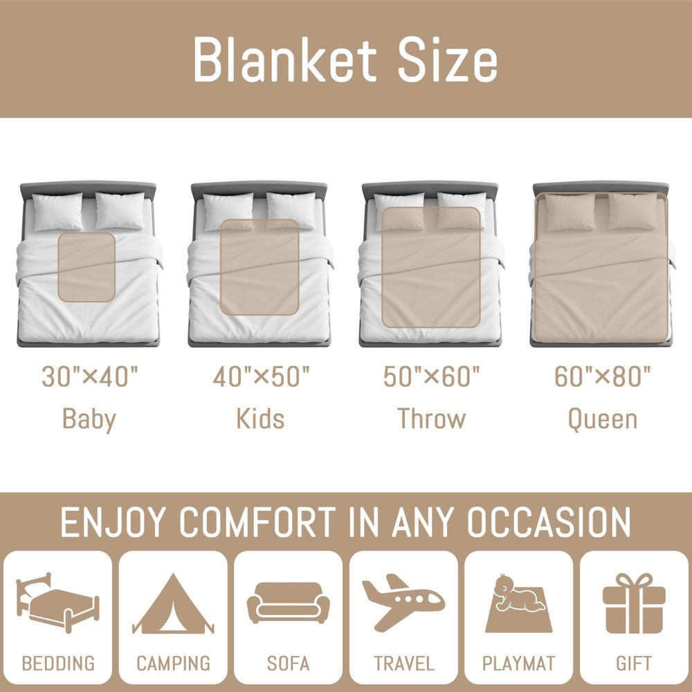 Selgkds cozy blanket for home or travel on the go.