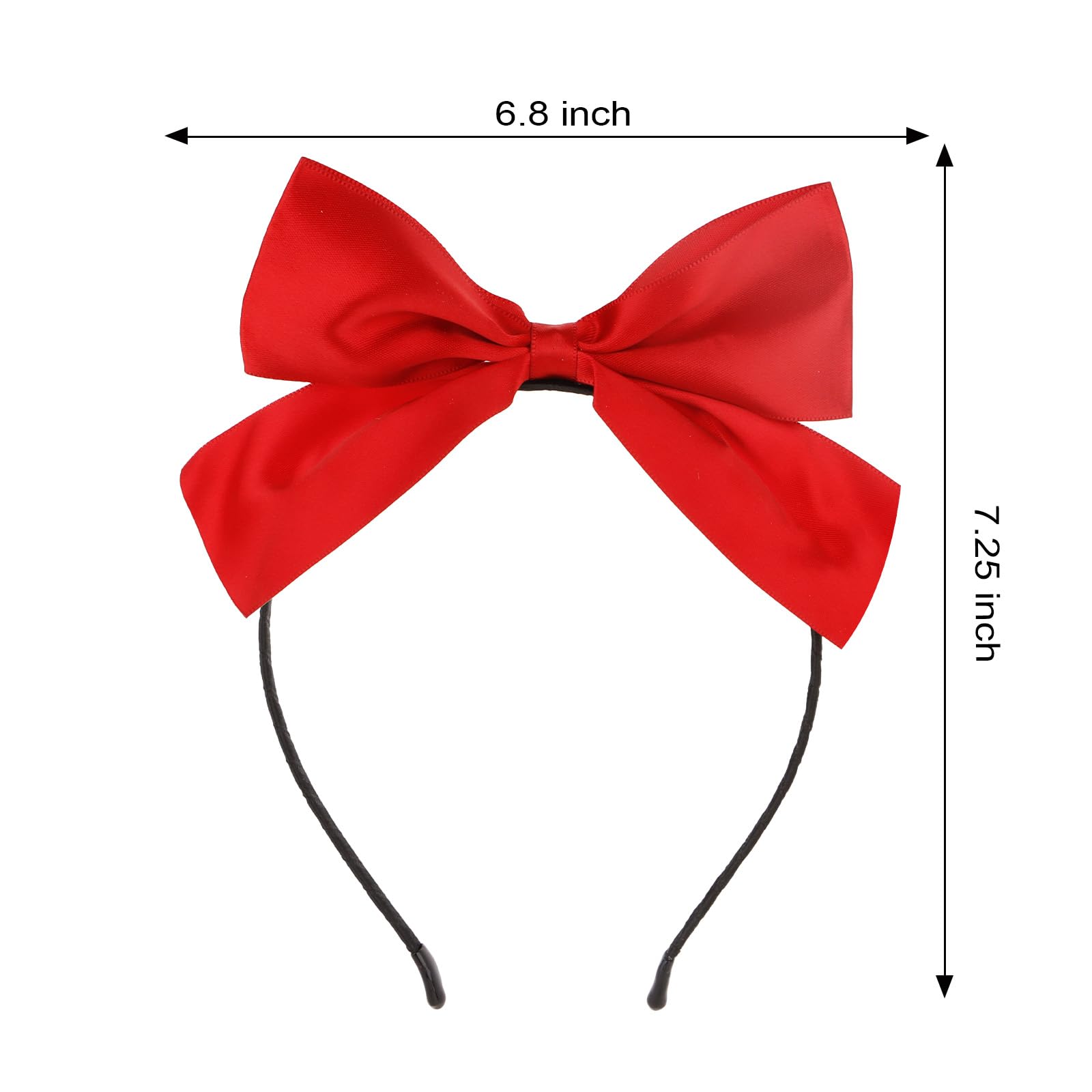 Semato large bow headband with classic design for stylish looks