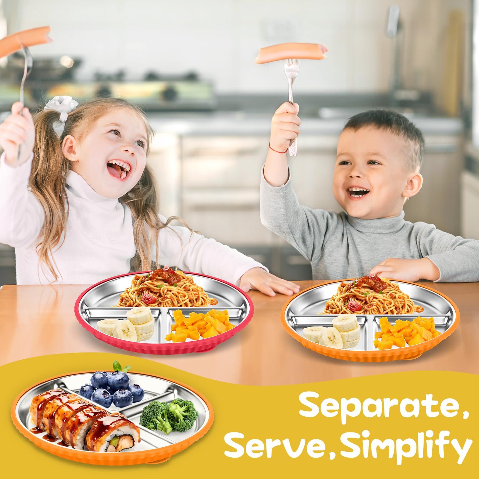 Semloo BPA-free plates offer safe, durable meals for kids.