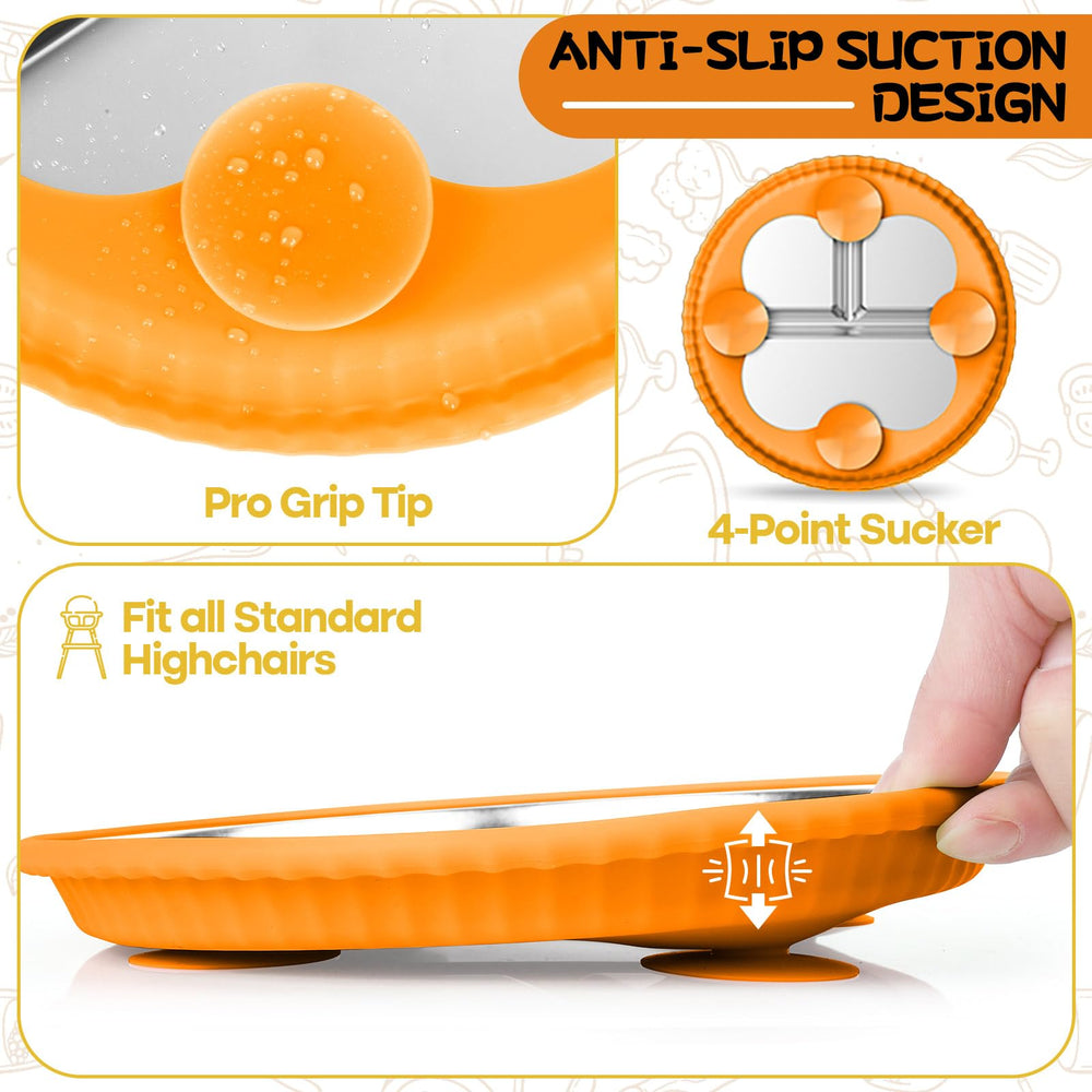 Semloo dishwasher-safe plates simplify cleanup after meals.
